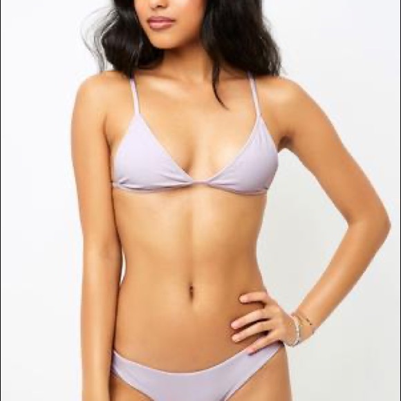 Frankies bikinis chase top in orchid - Picture 2 of 4